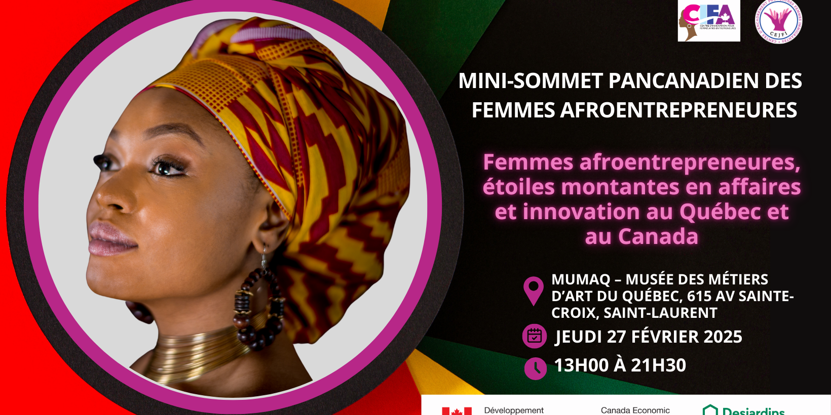 MINI-SOMMET PANCANADIEN DES FEMMES AFROENTREPRENEURES