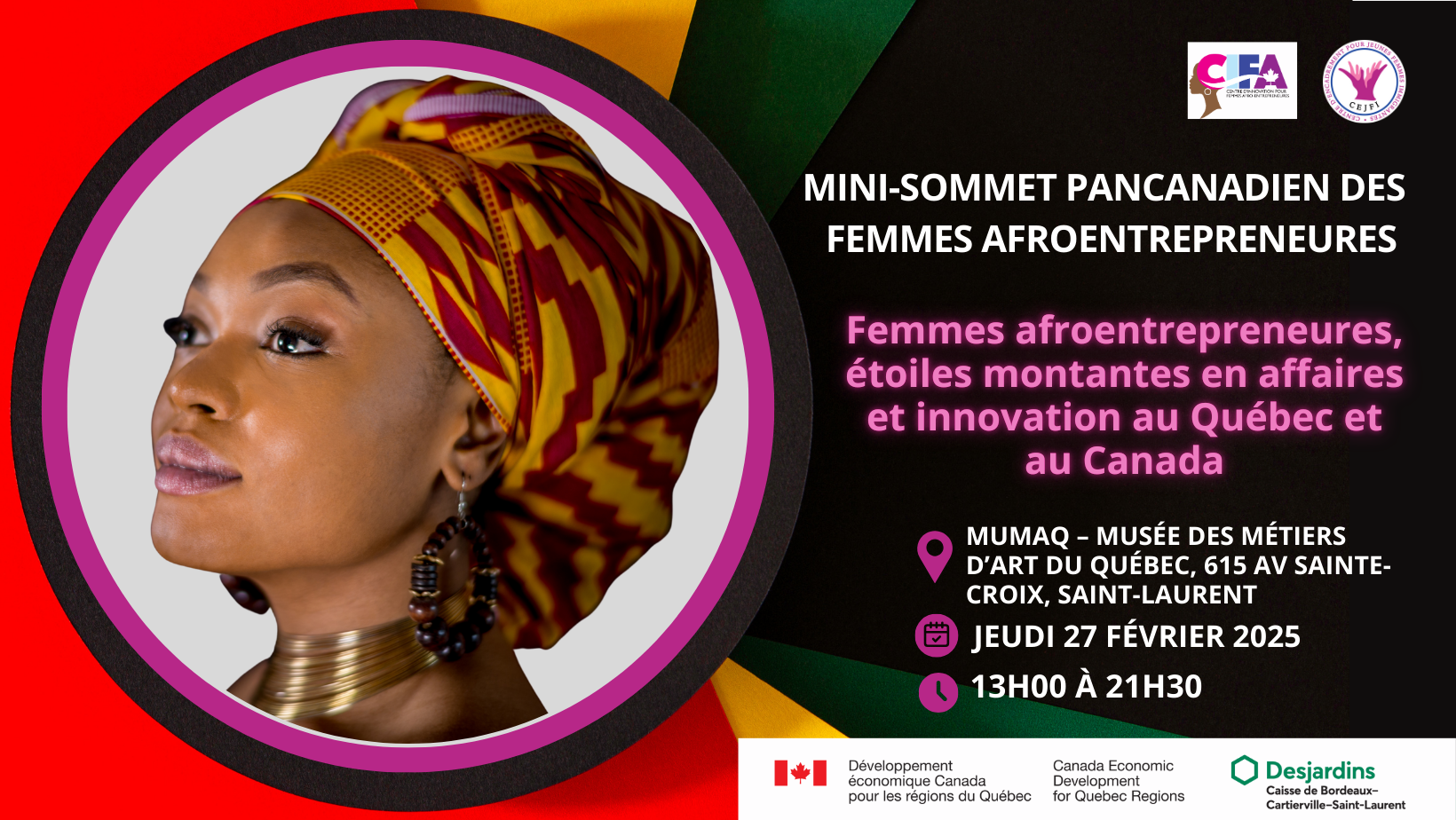MINI-SOMMET PANCANADIEN DES FEMMES AFROENTREPRENEURES